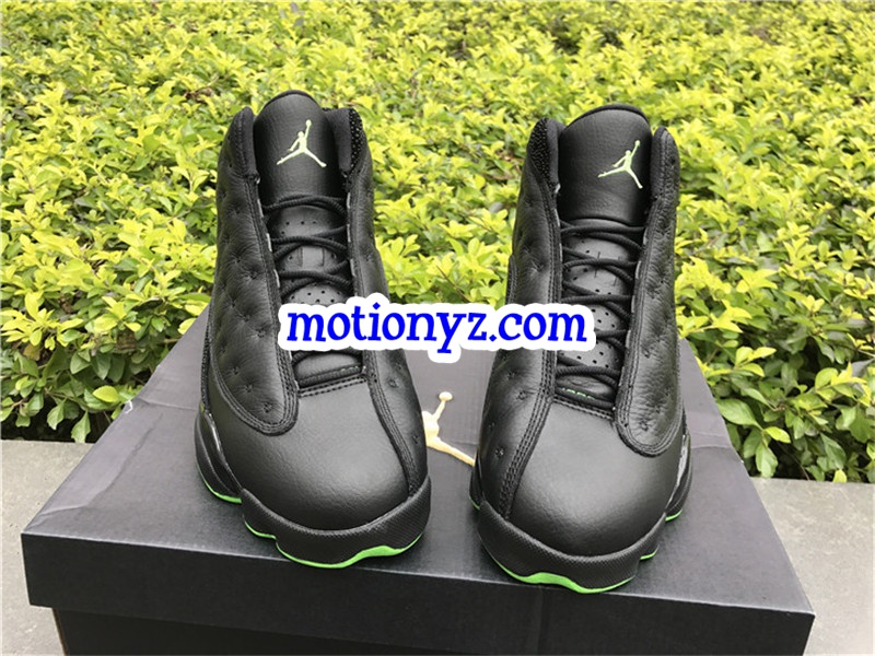 Authentic Air Jordan 13 Retro Black Green